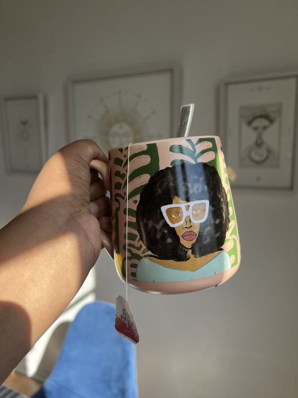 Painted mug